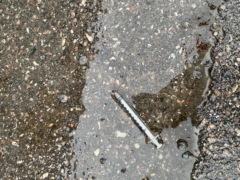 Tallinna maanteel vedelesid süstlad.
