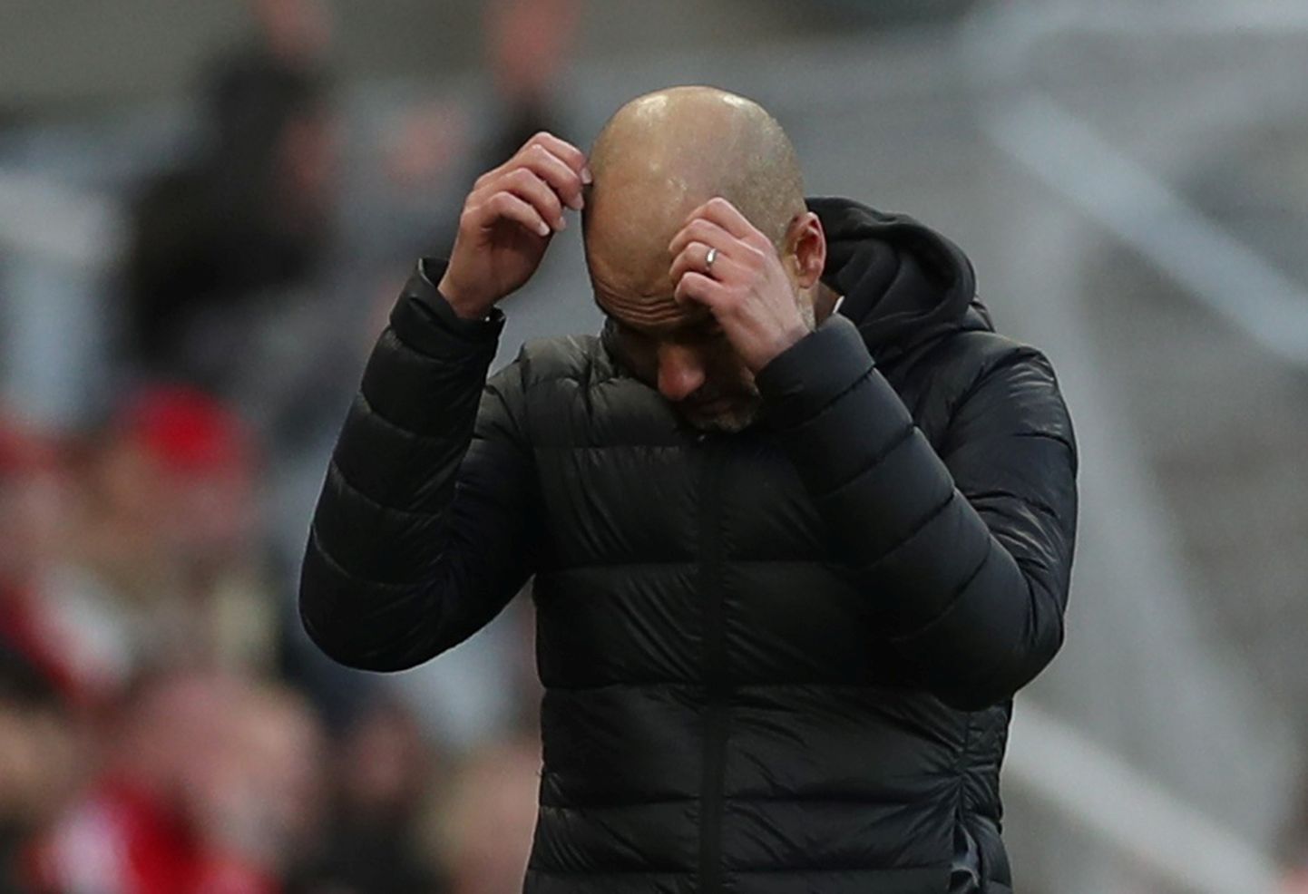 Manchester City peatreeneril Pep Guardiolal (pildil) on põhjust olla murelik