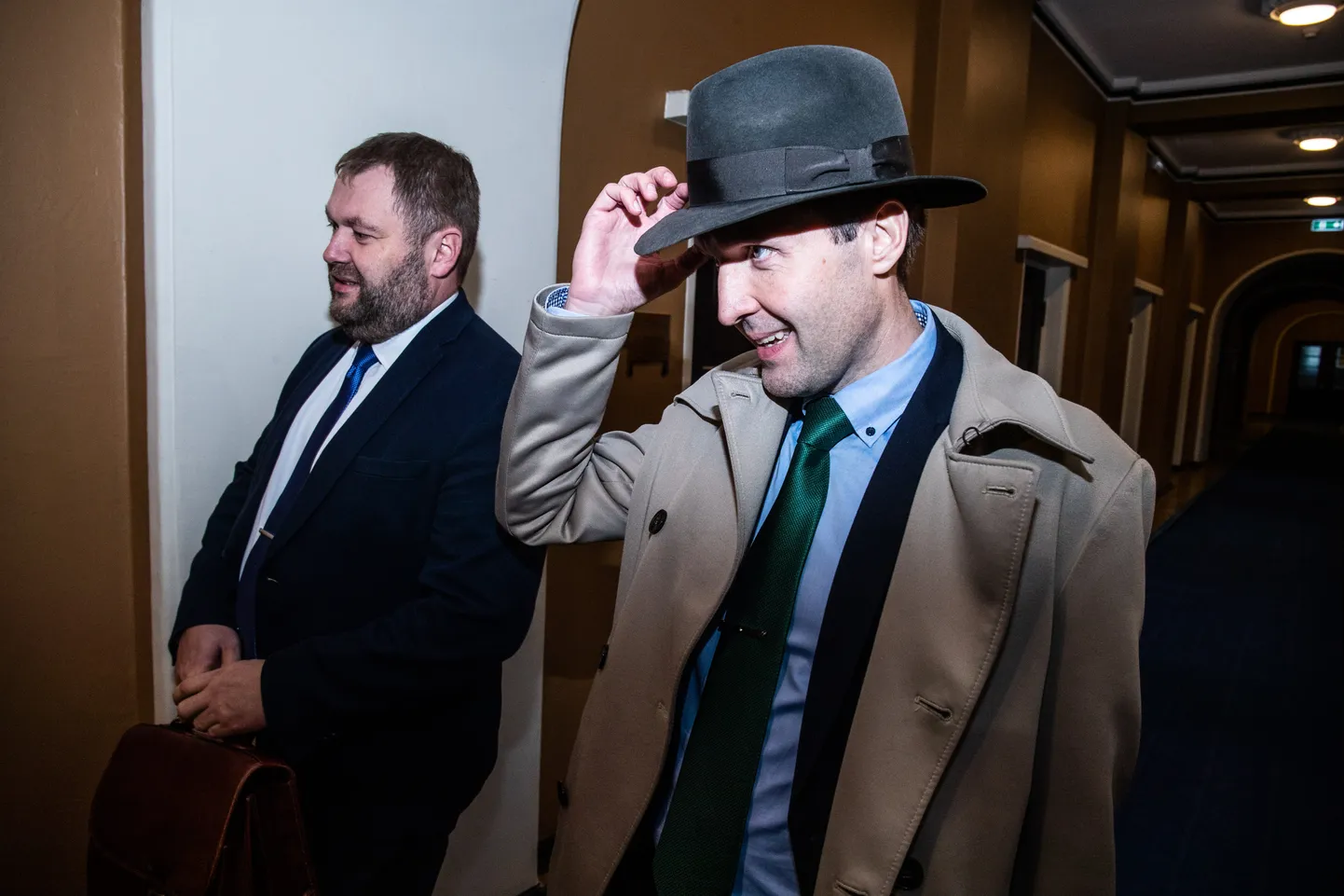 EKRE keskkonnaminister Rene Kokk ja rahandusminister Martin Helme.