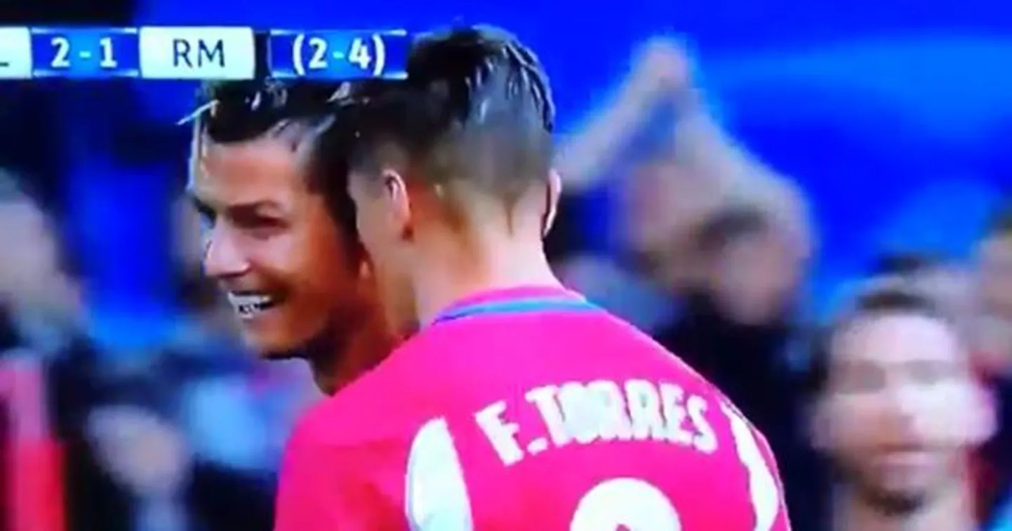 Cristiano Ronaldo (vasakul) ja Fernando Torrese eilne sõnasõda.