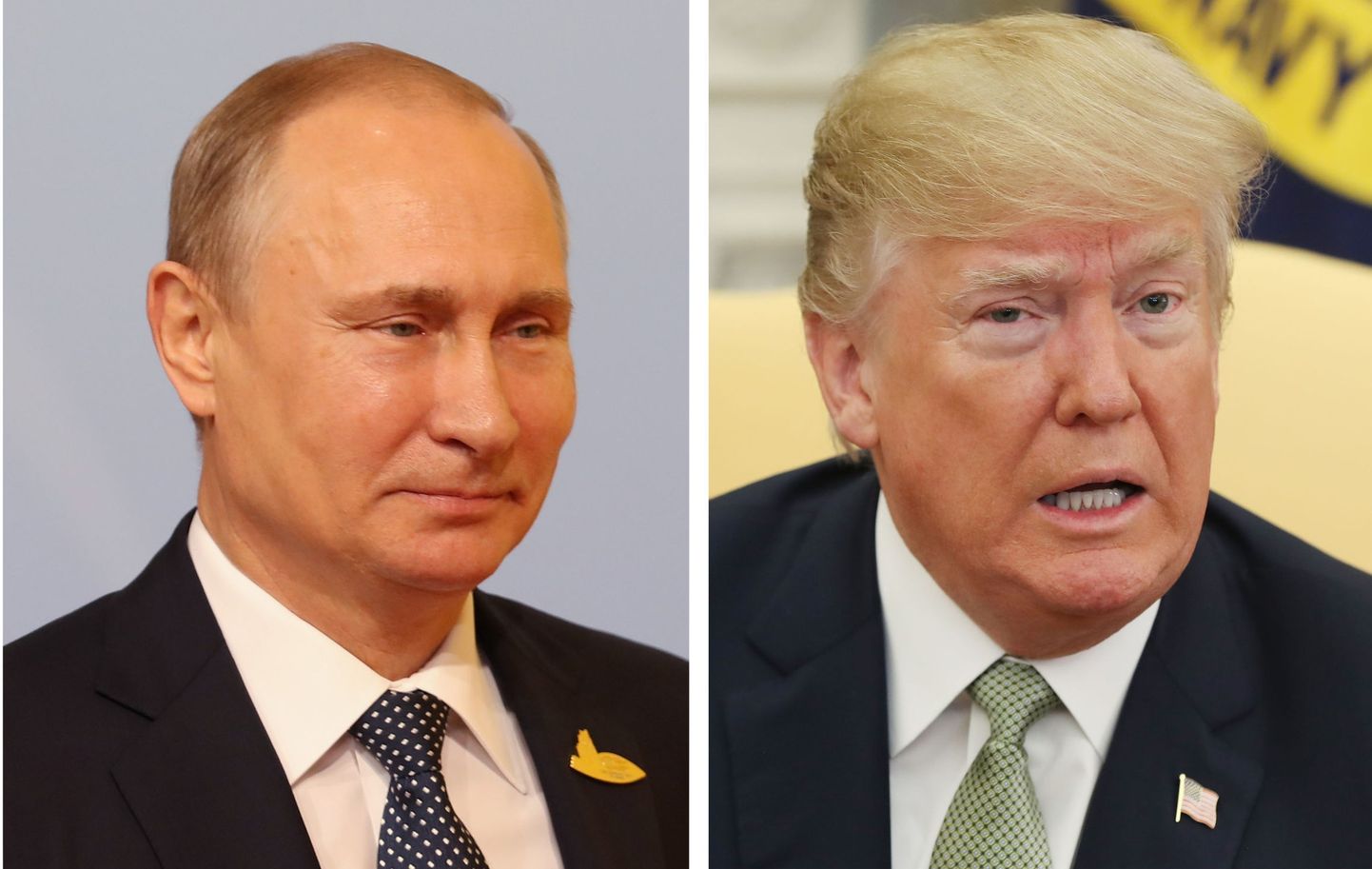 Venemaa president Vladimir Putin ja tema USA ametikaaslane Donald Trump.