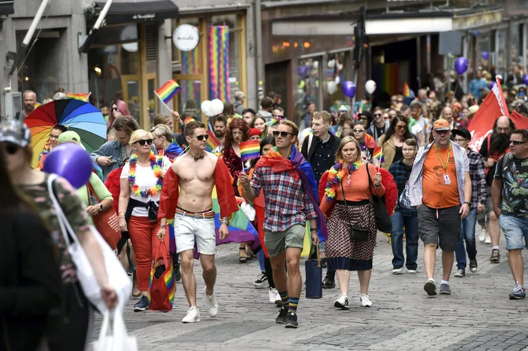 Helsingi pride paraad 2019.