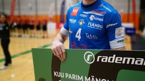 Credit24 Meistriliiga detsembri parimaks mängijaks valiti Pärnu Võrkpalliklubi temporündaja