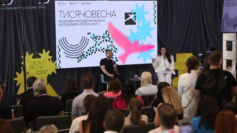 Zelenskõi tegi visiidi Ivano-Frankivski oblastisse
