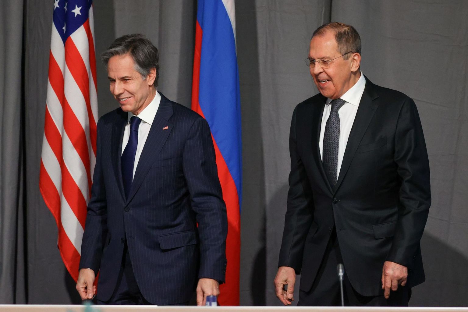 USA välisminister Antony Blinken kohtus Venemaa ametikaaslase Sergei Lavroviga eile Stockholmis OSCE ministrite nõukogu kohtumisel. 