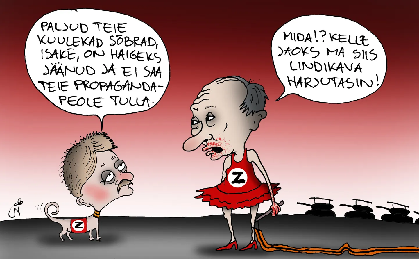 Urmas Nemvalts joonistab.