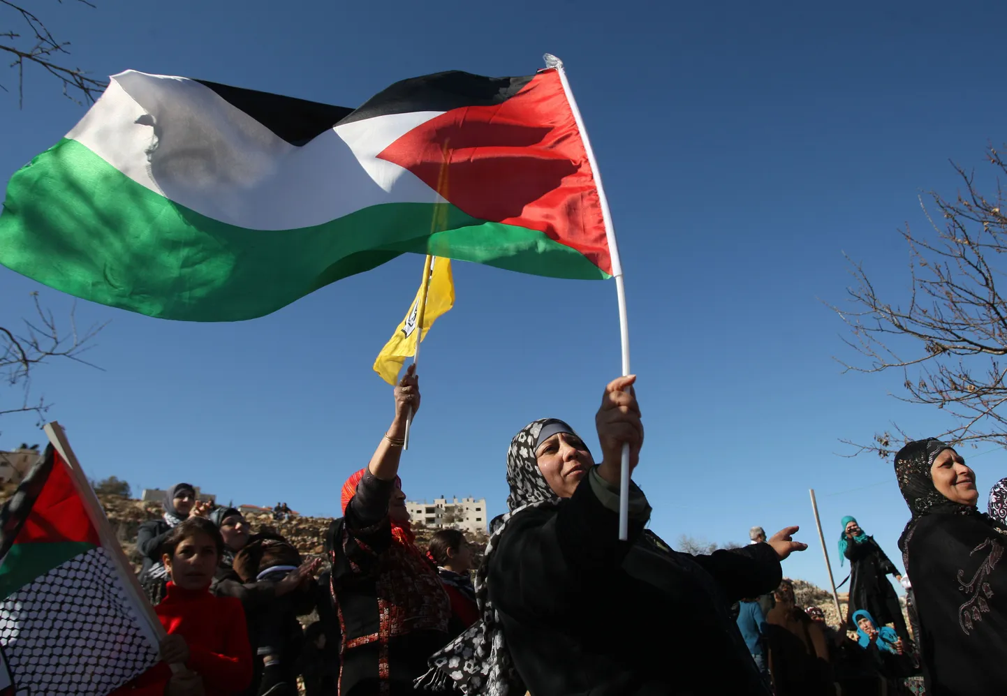 Vangide naasmist ootavad palestiina naised täna Läänekaldal.
