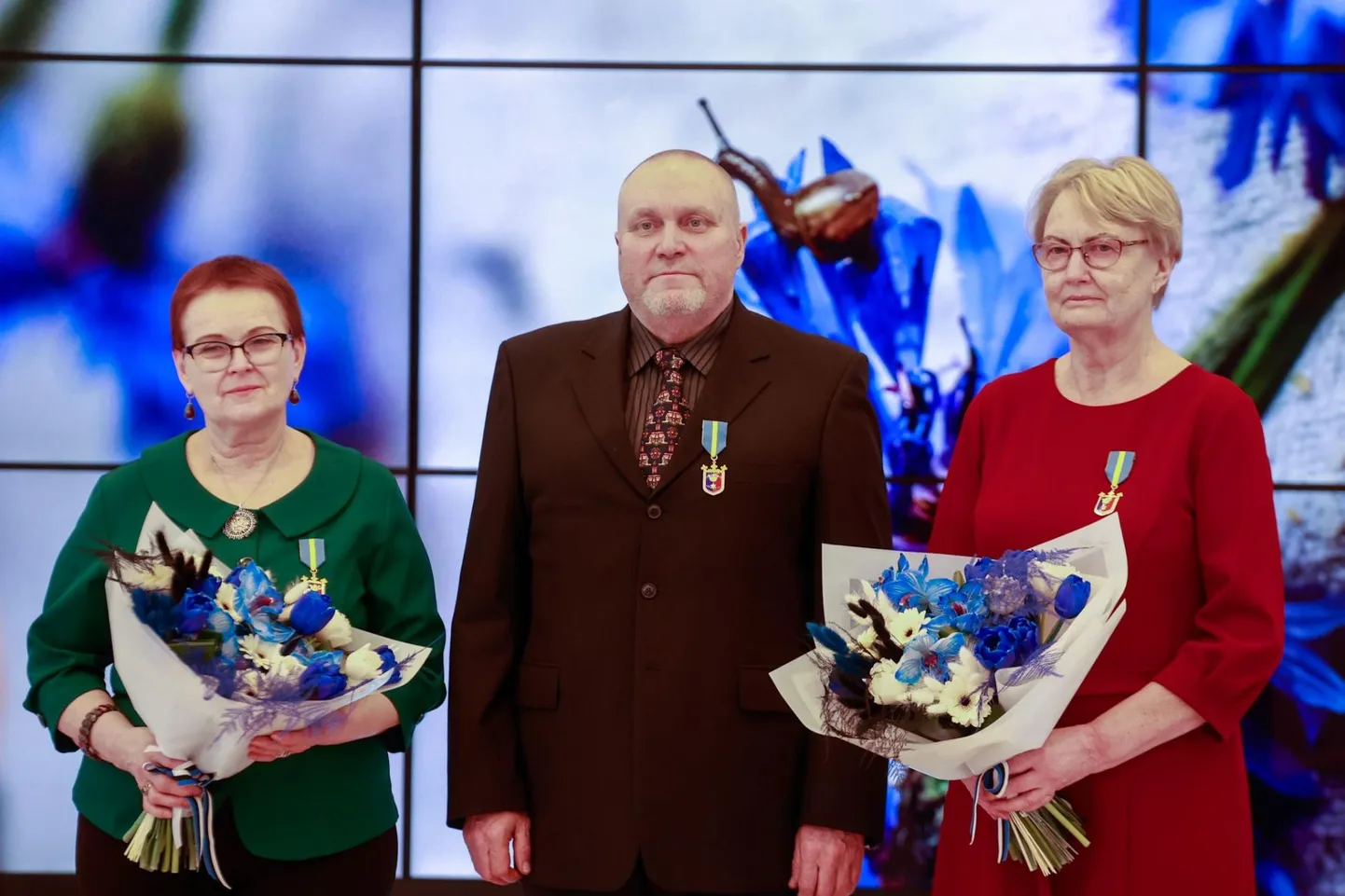 Rakvere Kroonimärgi pälvinud Reet Tomband, Ilmar Uldrich ja Ellen Aros on teinud aastakümneid tööd pühendumuse ja rõõmuga.