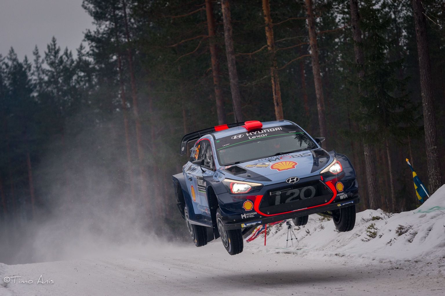 Dani Sordo Rootsi talverallil.