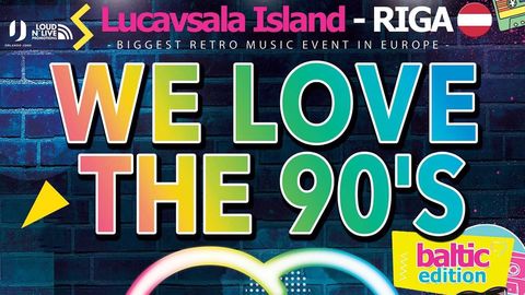 Легендарный фестиваль We Love the 90-s переезжает из Таллинна в Ригу