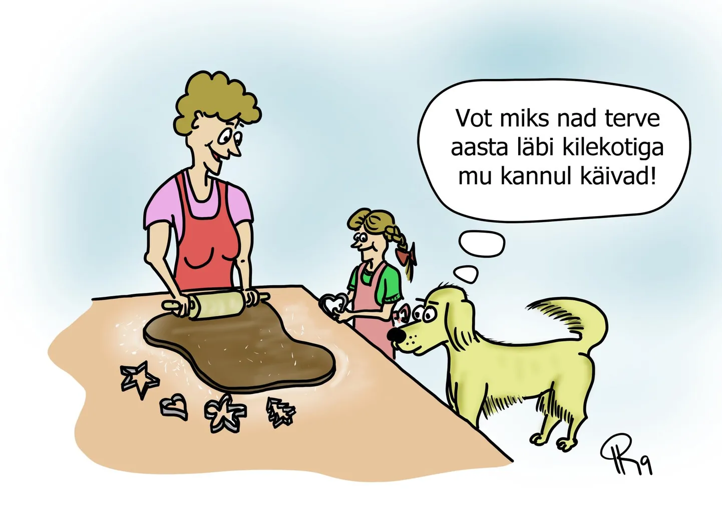 Nädala karikatuur "Piparkoogitegu".