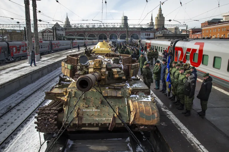 Krievijas "aģitvilciens" Vladivostokā. 2019.gada 23.februāris