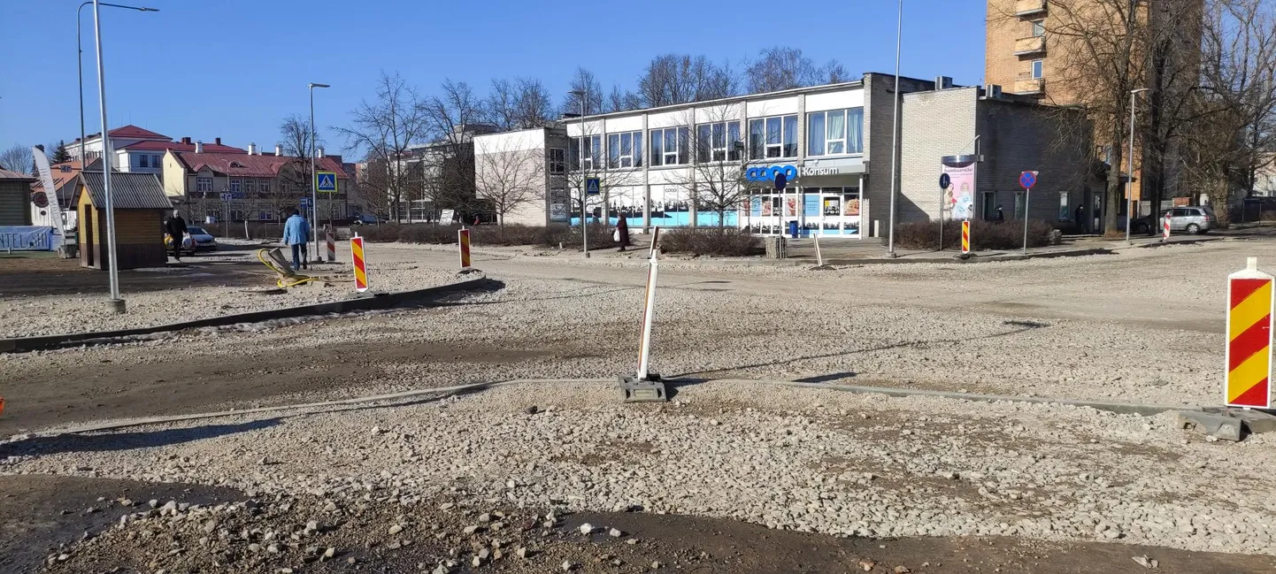 Pärast remonti saab Vabaduse ning Lembitu tänava ristmikust ringristmik.