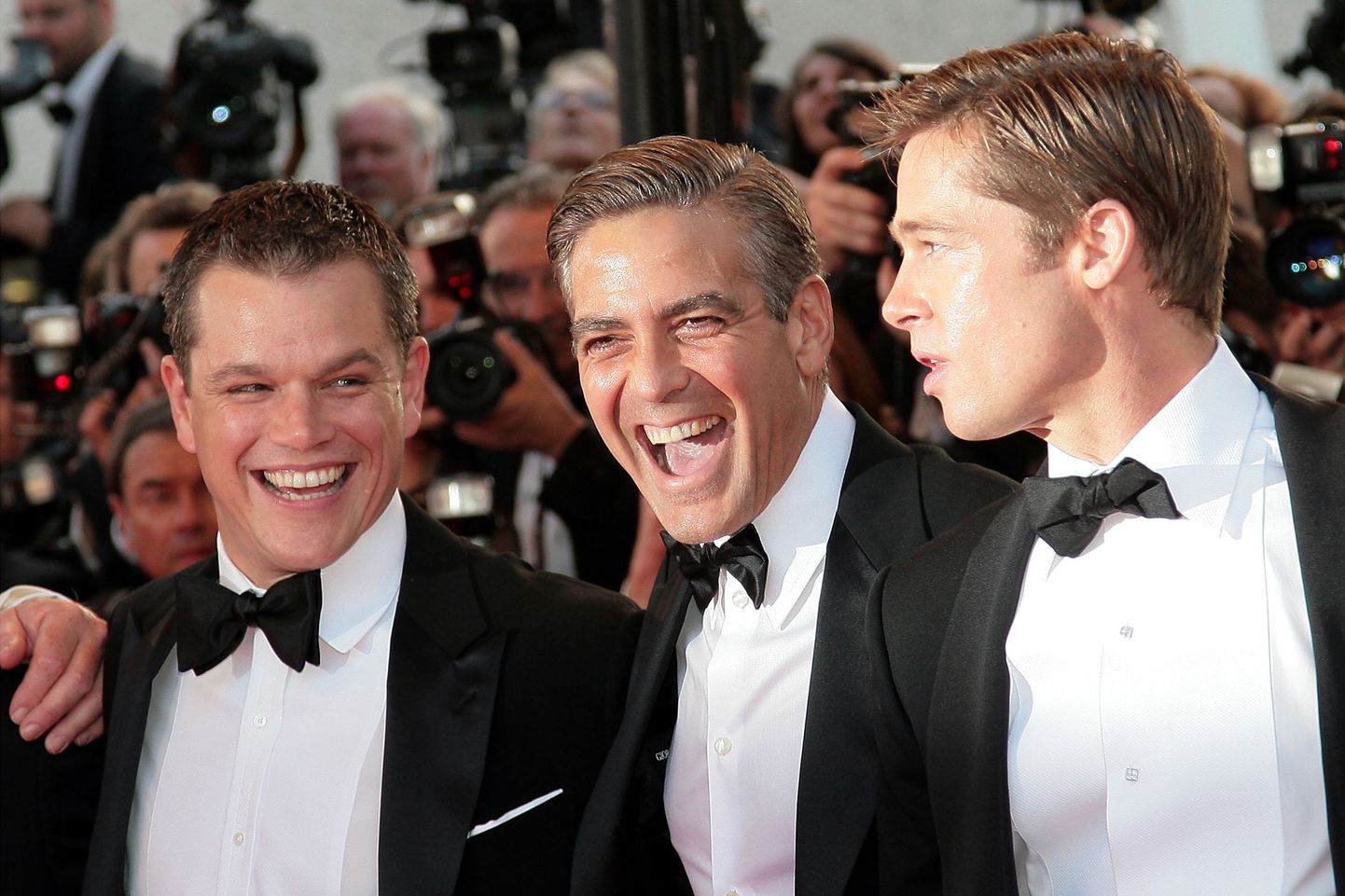 Damon, Clooney, Pitt