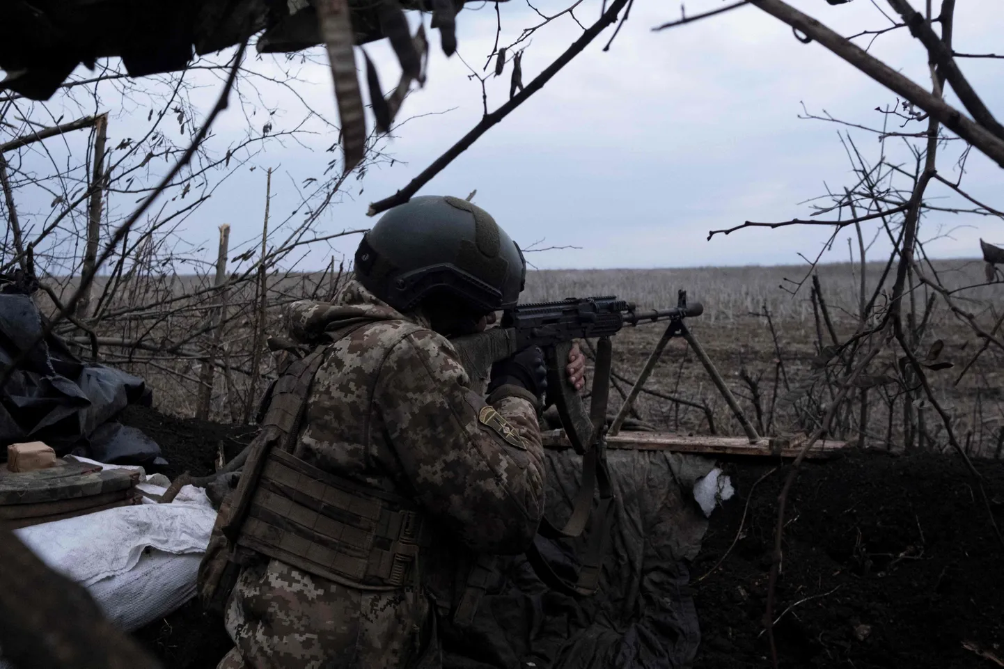 Ukraina sõdur Donetski oblastis.