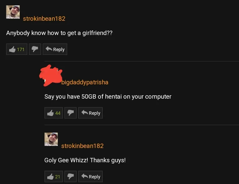 Pornhub kommentaar