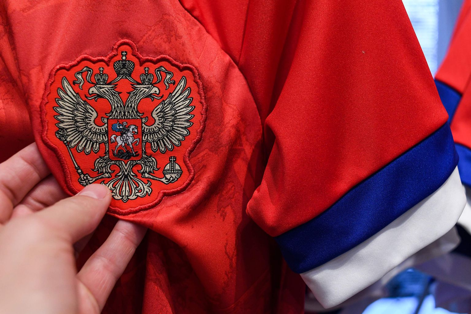 Adidase disainitud Venemaa jalgpallikoondise särk.