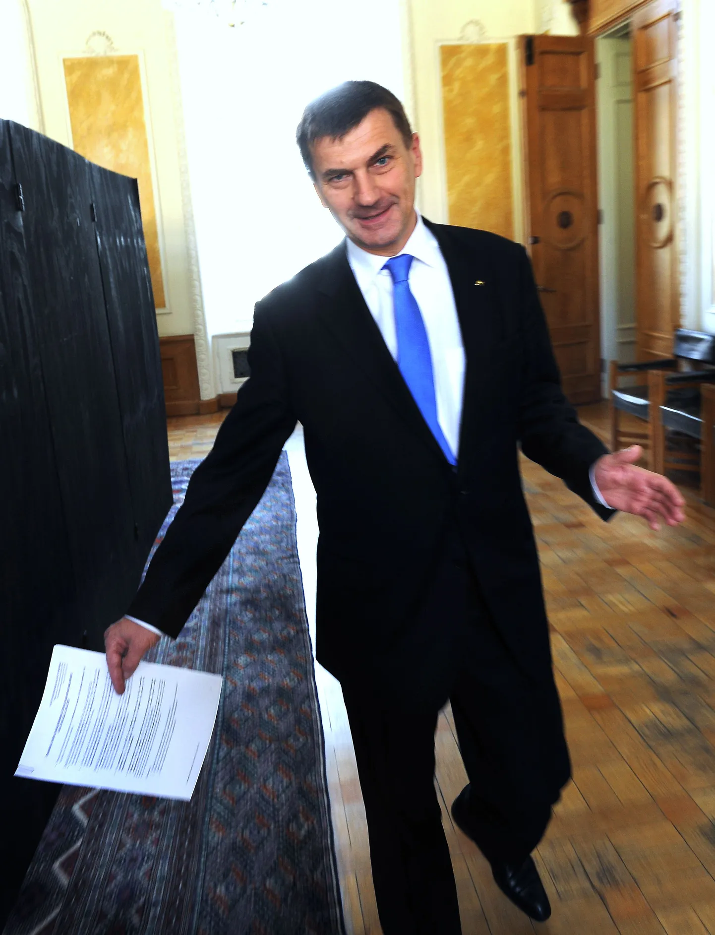 Peaminister Andrus Ansip.