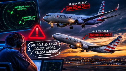 «Ma pole 25 aasta jooksul midagi sellist näinud!» Kaks reisilennukit sattusid Phoenixi kohal ohtlikku segadusse