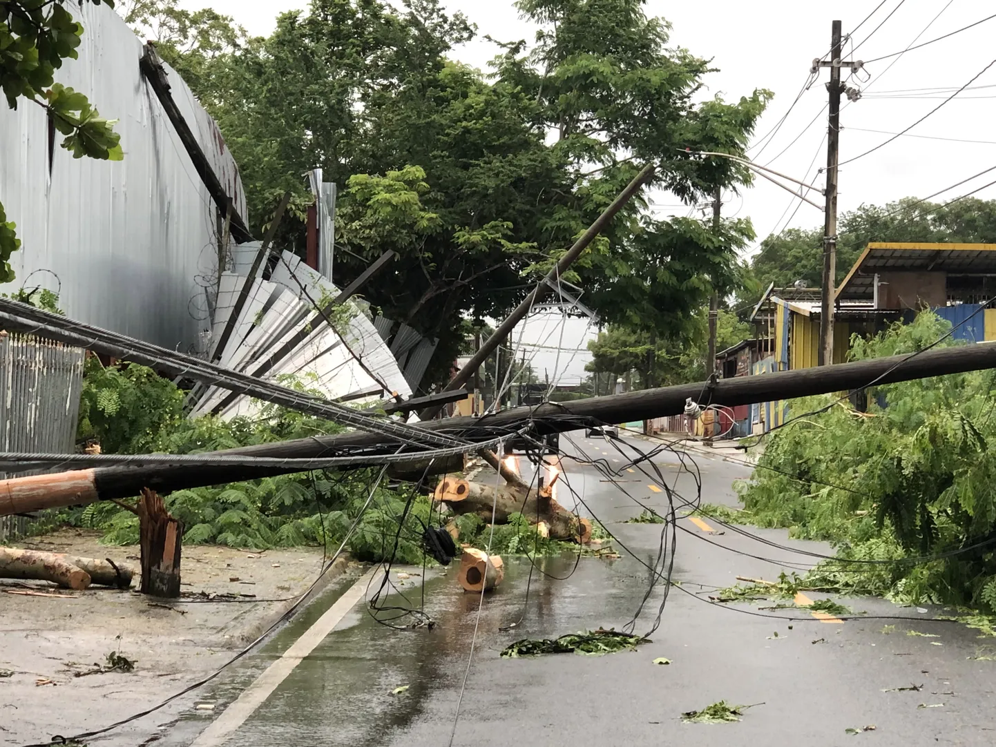 Viesuļvētras postījumi Puertoriko