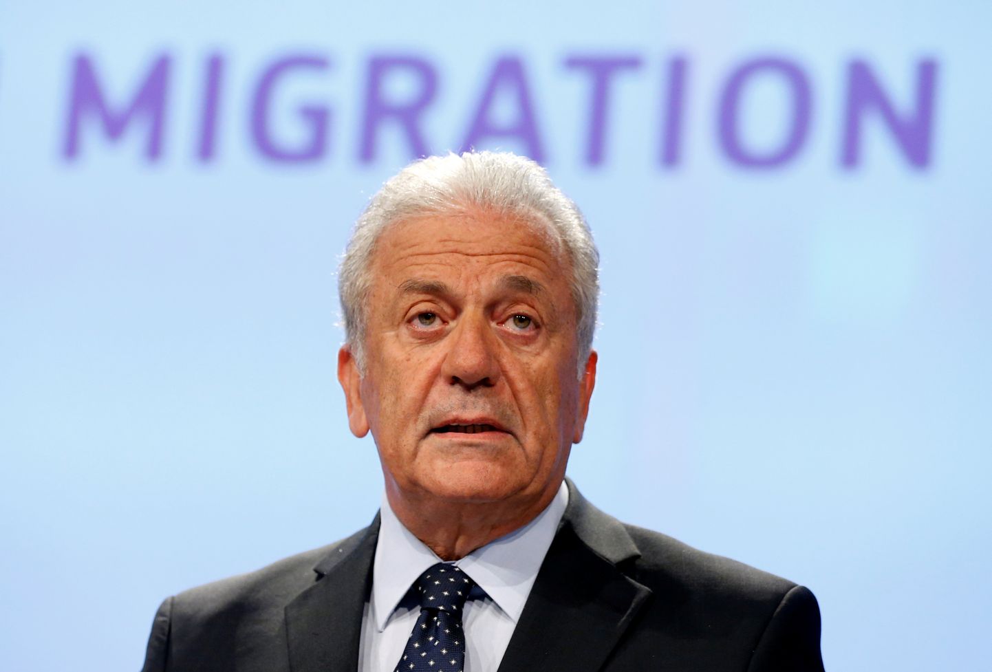 EL-i migratsioonivolinik Dimitris Avramopoulos.