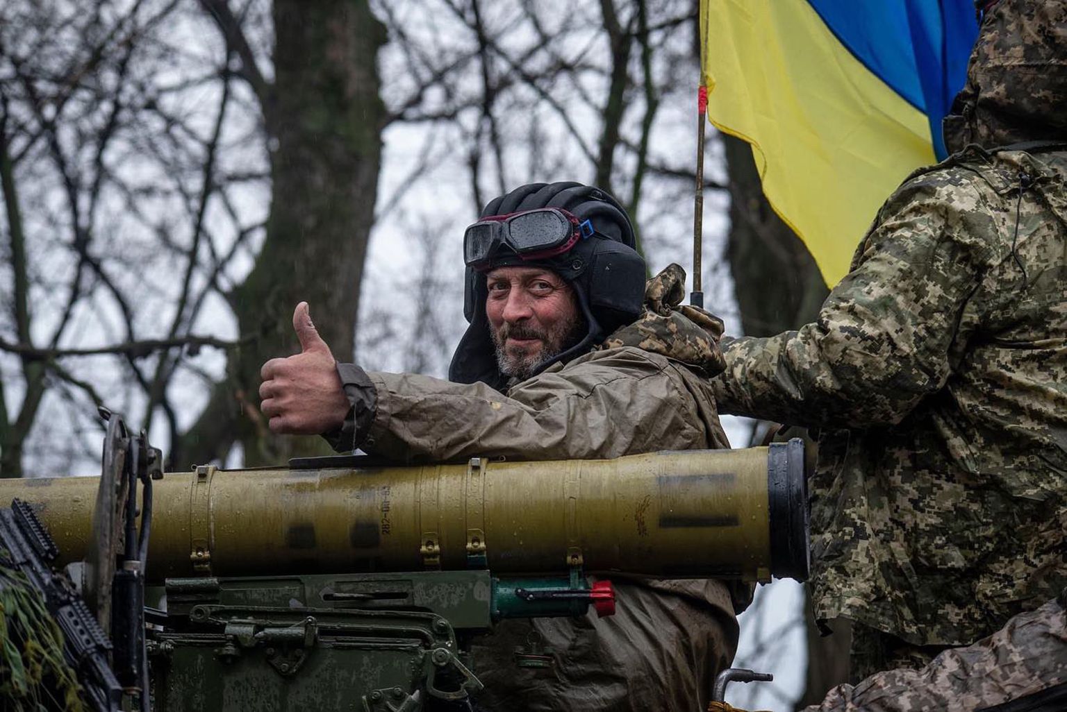 Ukraina sõdurid. Foto on tehtud 18. aprillil 2022