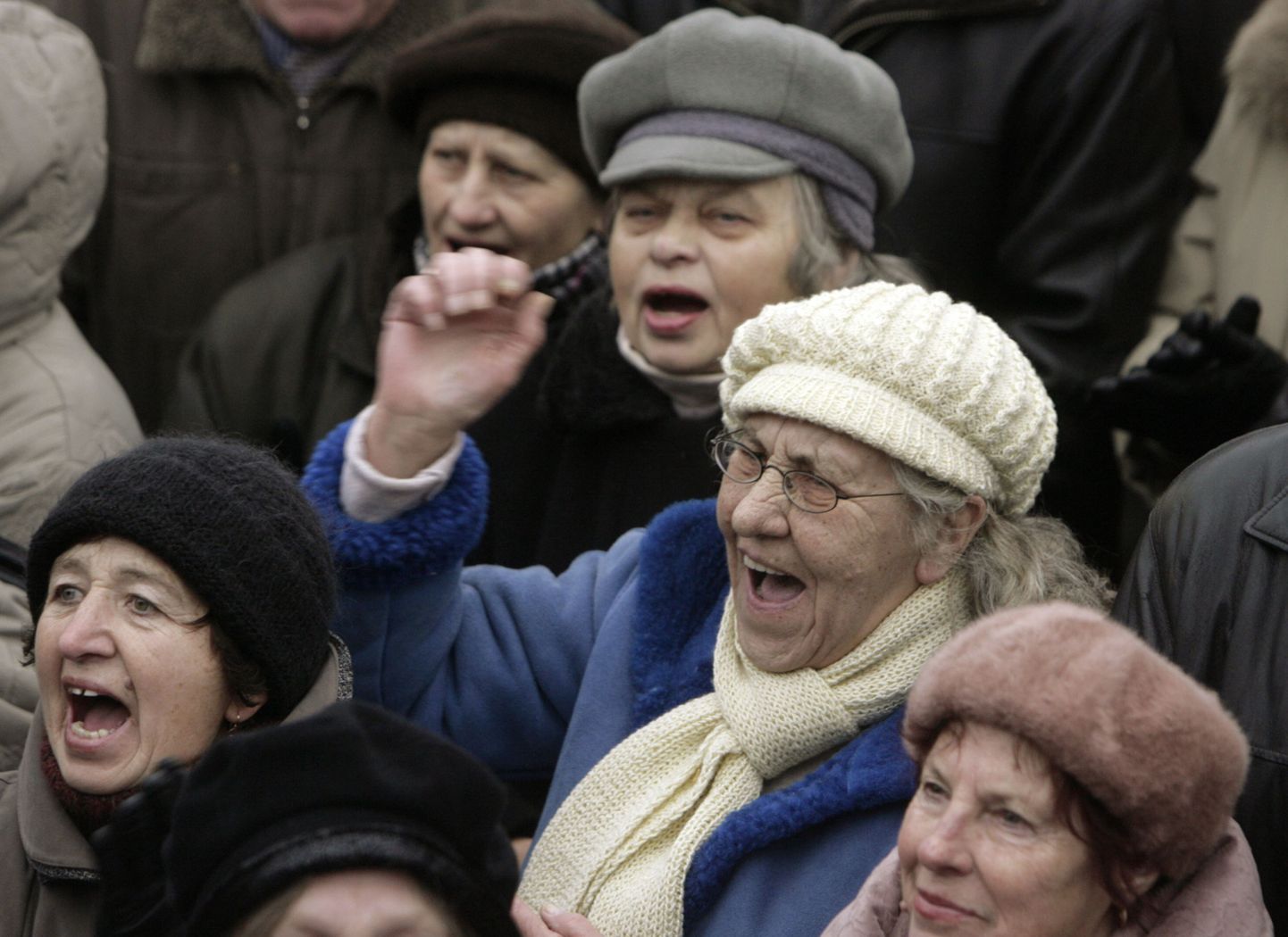 Mullu detsembris protestisid eakad inimesed Leedus parlamendi otsuse vastu kärpida pensione.