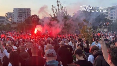 Varšavā notiekošā baltkrievu repera koncertā vairāk nekā 100 aizturēto