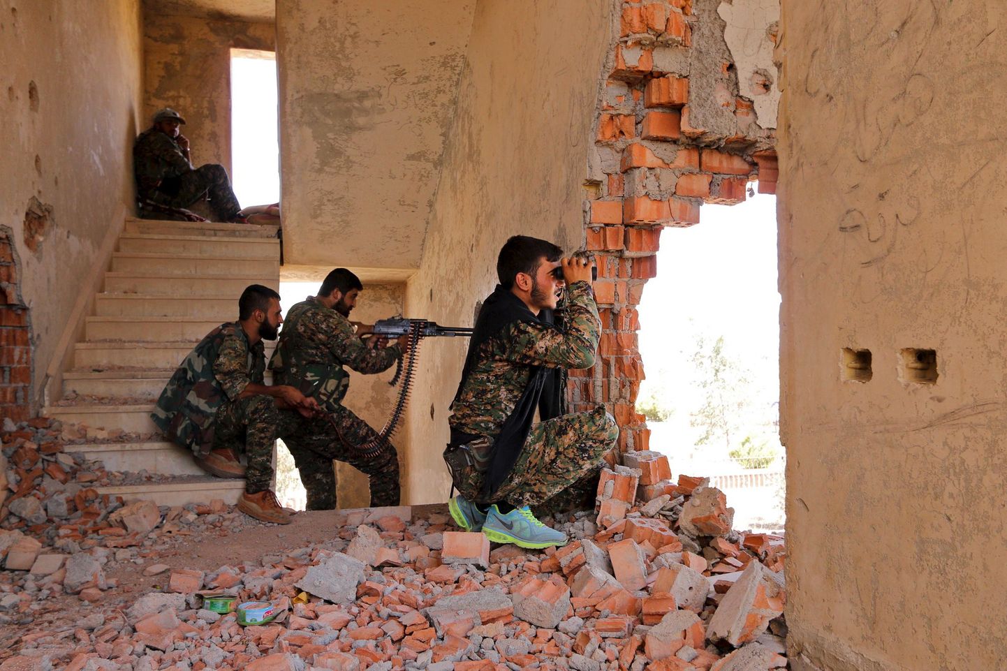 Курдские солдаты.