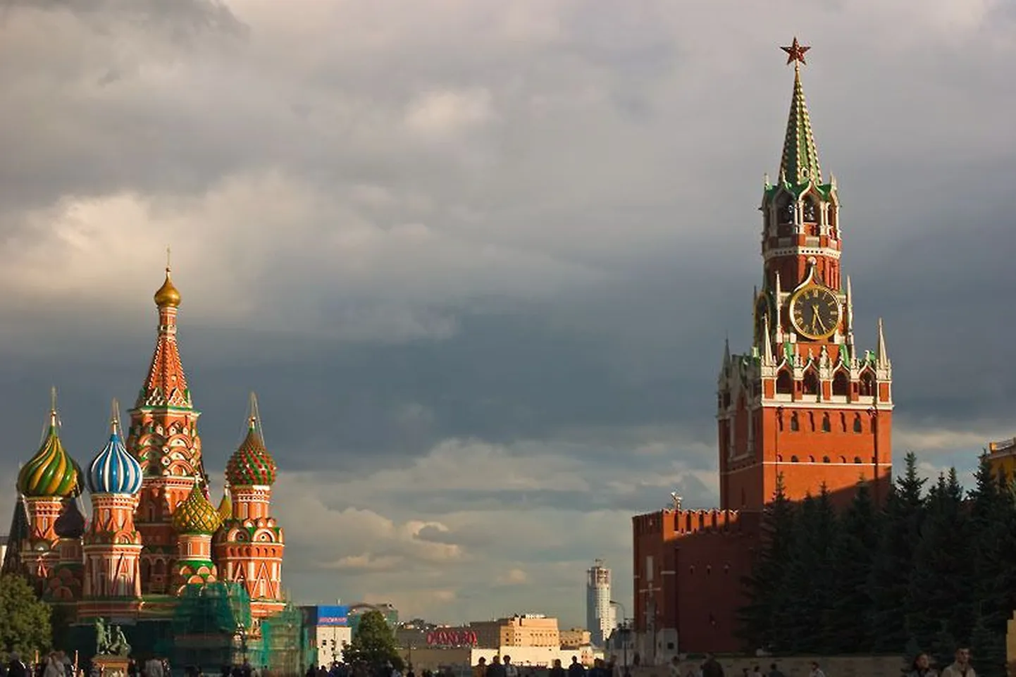 Moskva kuulsad tunnusmärgid.