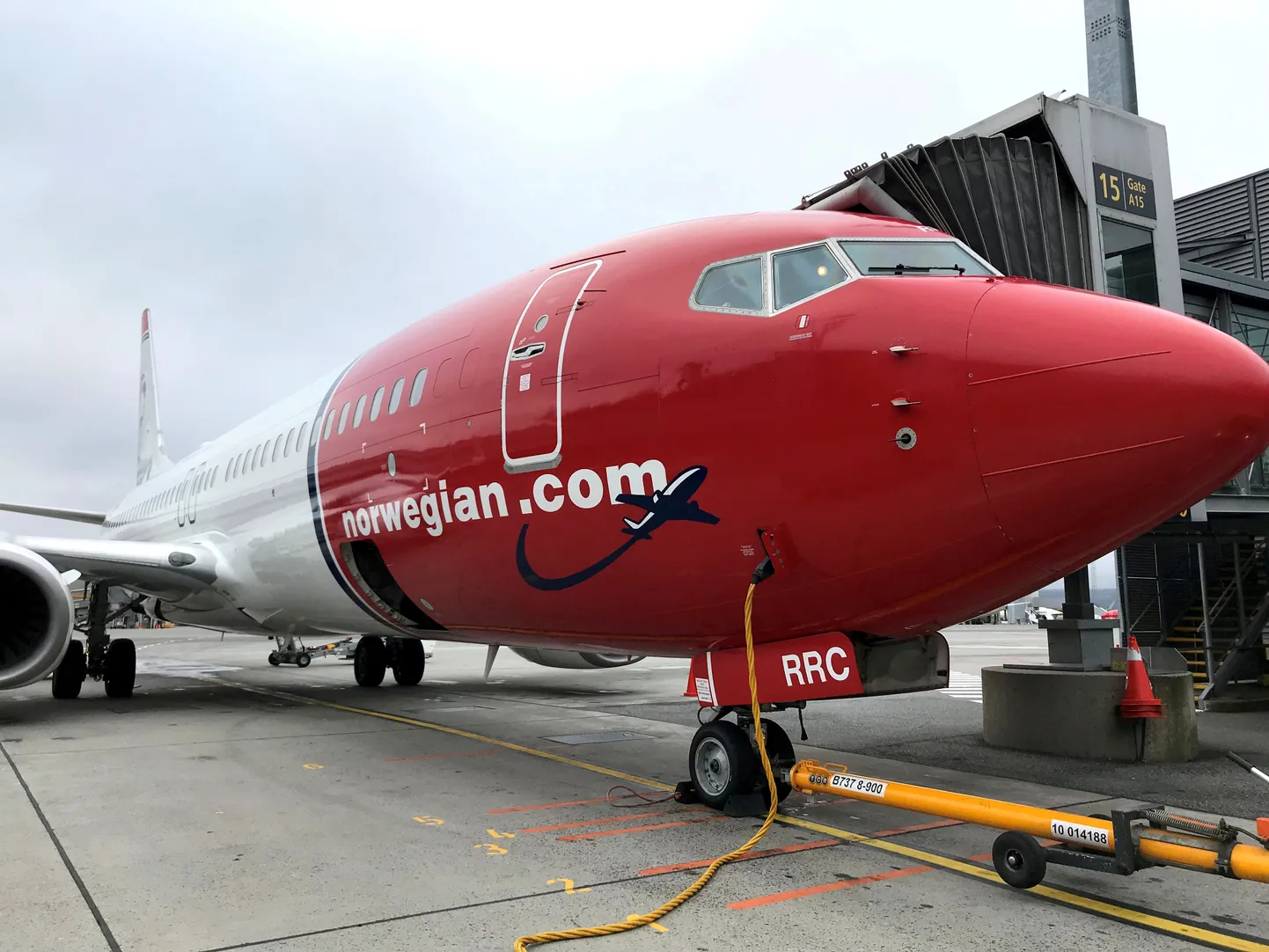 Norwegian Airi lennuk.