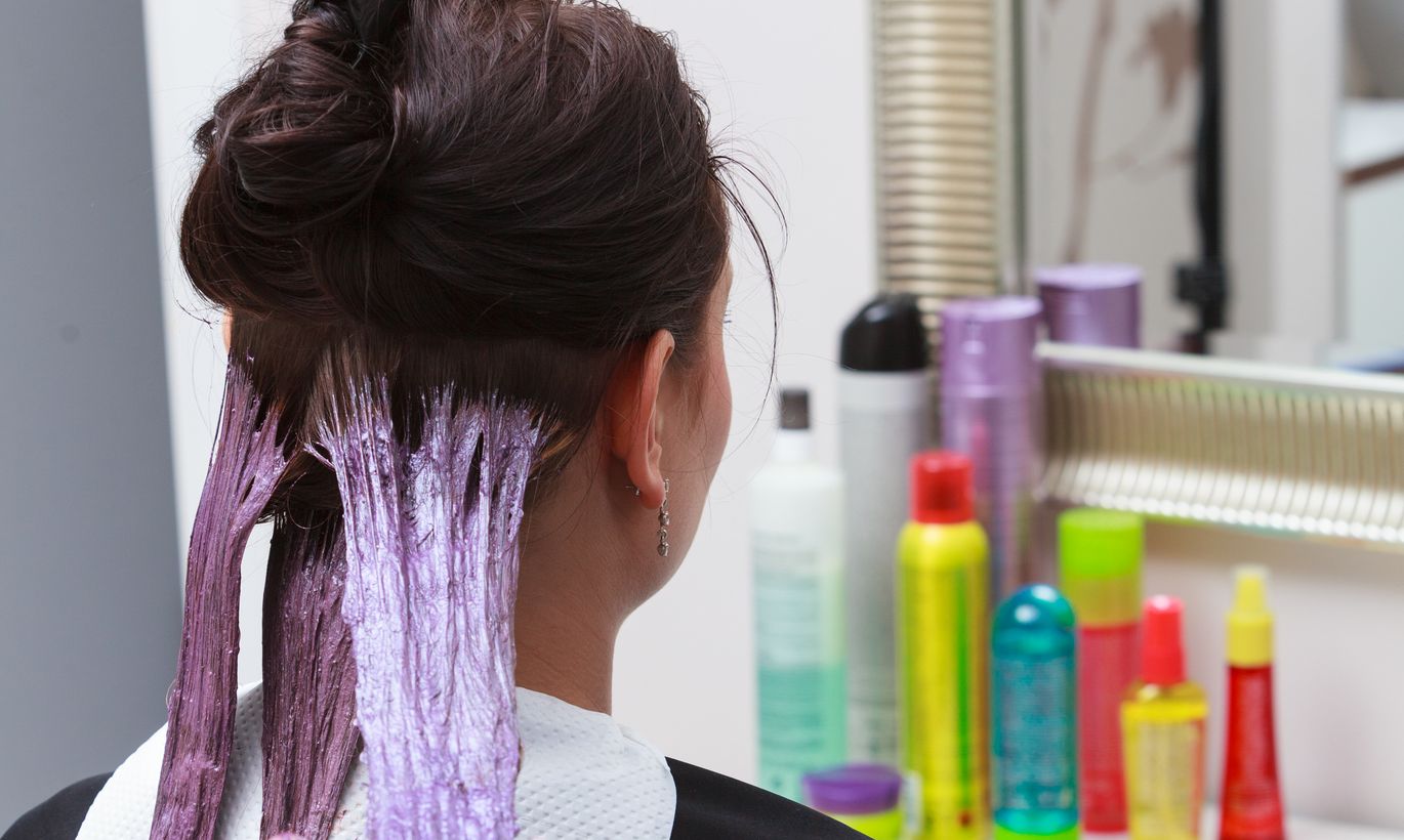 Окрашивание искусственных волос краской для волос