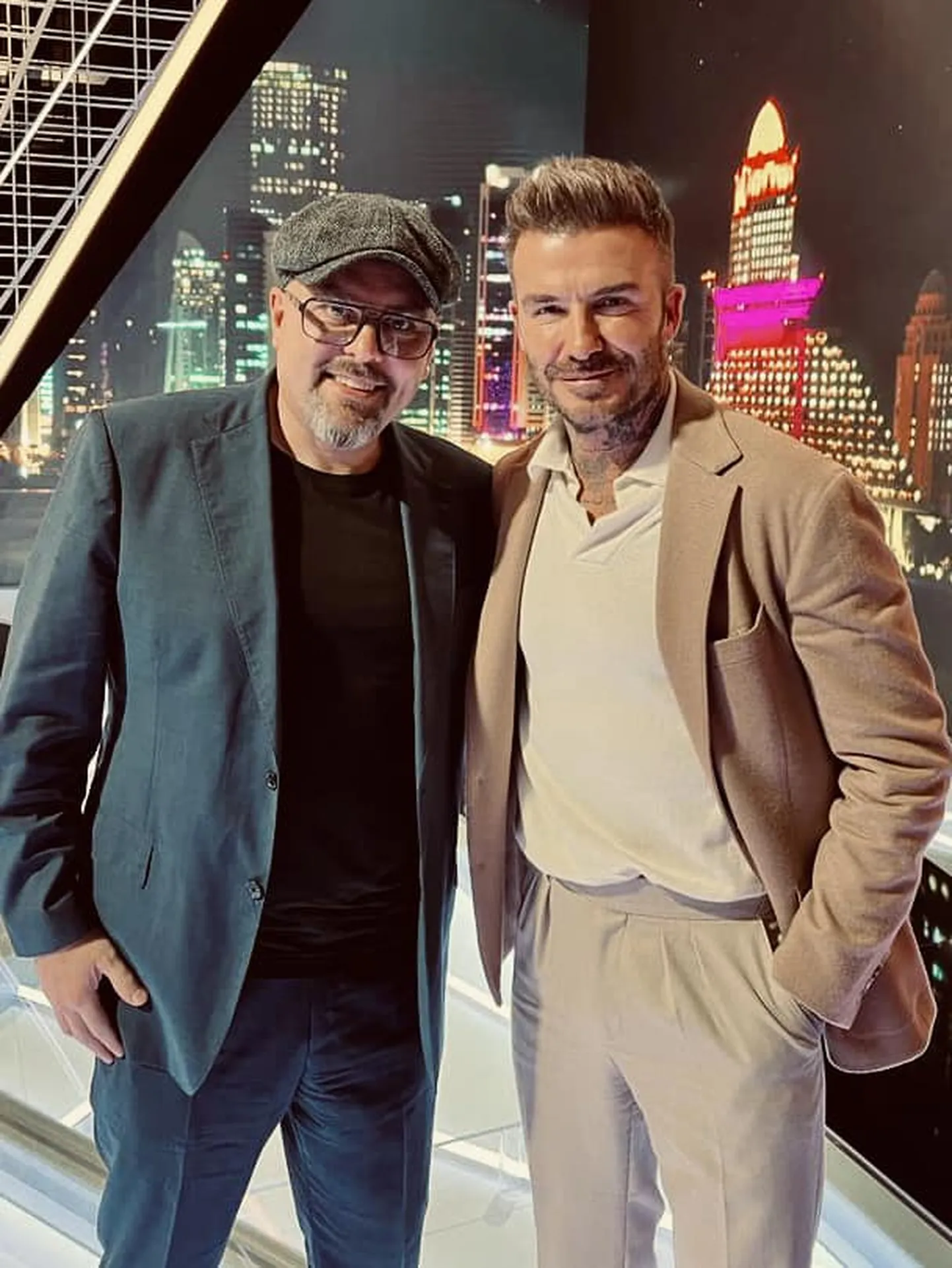 Kuno Tehva ja David Beckham.