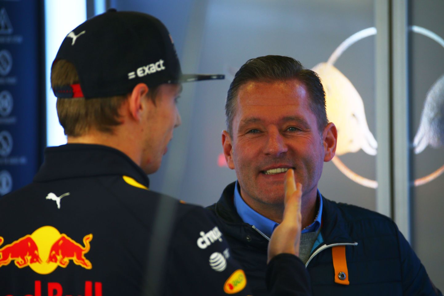 Jos Verstappen (paremal) koos poja Maxiga.