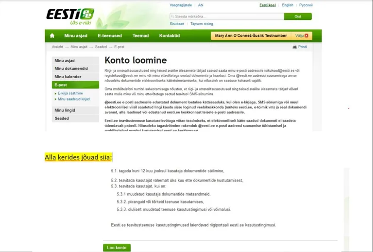 eesti.ee leht.