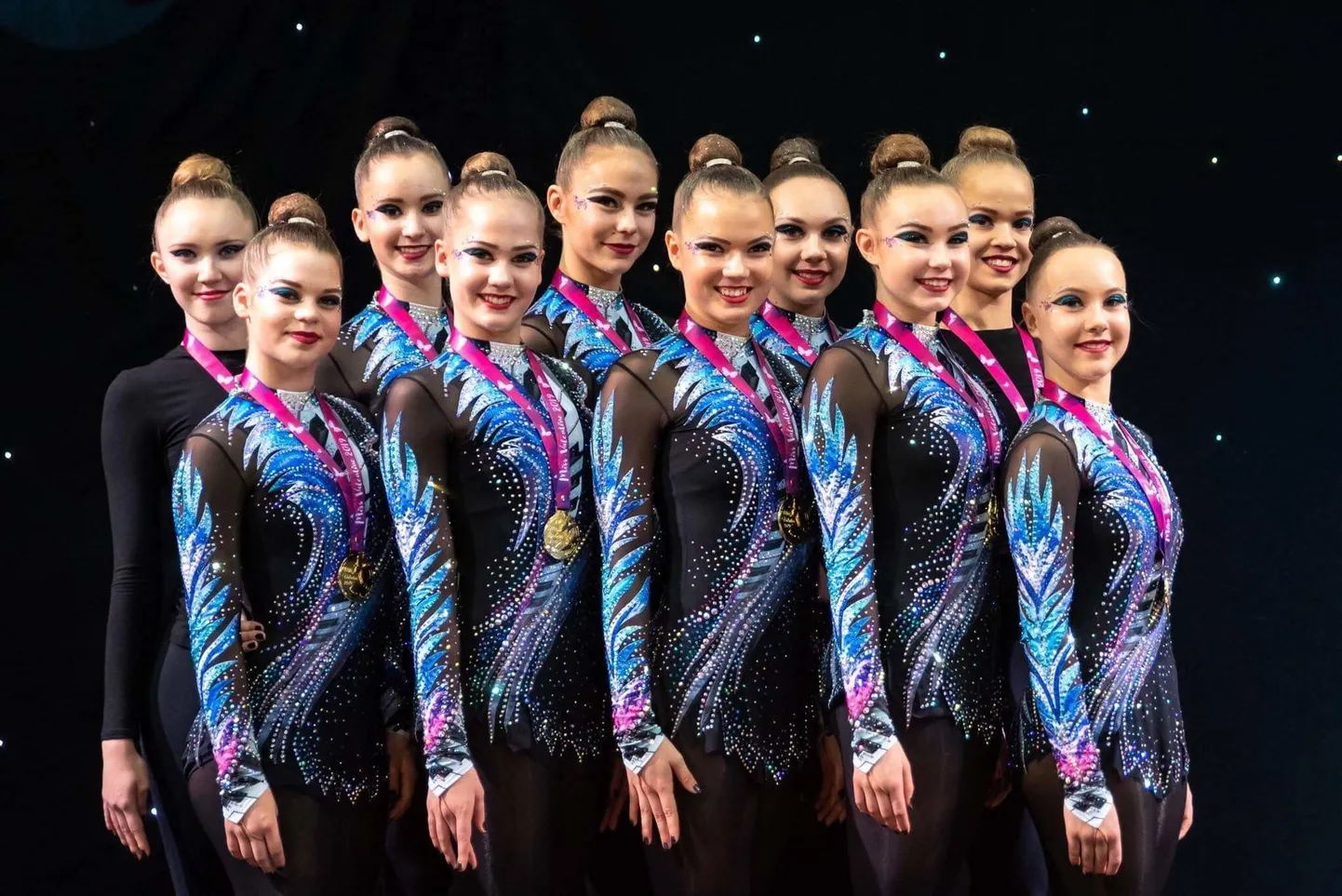 Tartu võimlemisklubi Rütmika Elite Team rõõmustas Eesti rühmvõimlemise fänne, võites eelmisel nädalavahetusel kõrgetasemelisel rahvusvahelisel «Miss Valentine’i» võistlusel kuldmedali. Viljandi tüdruk Keliis Lillemets on vasakult esimene.