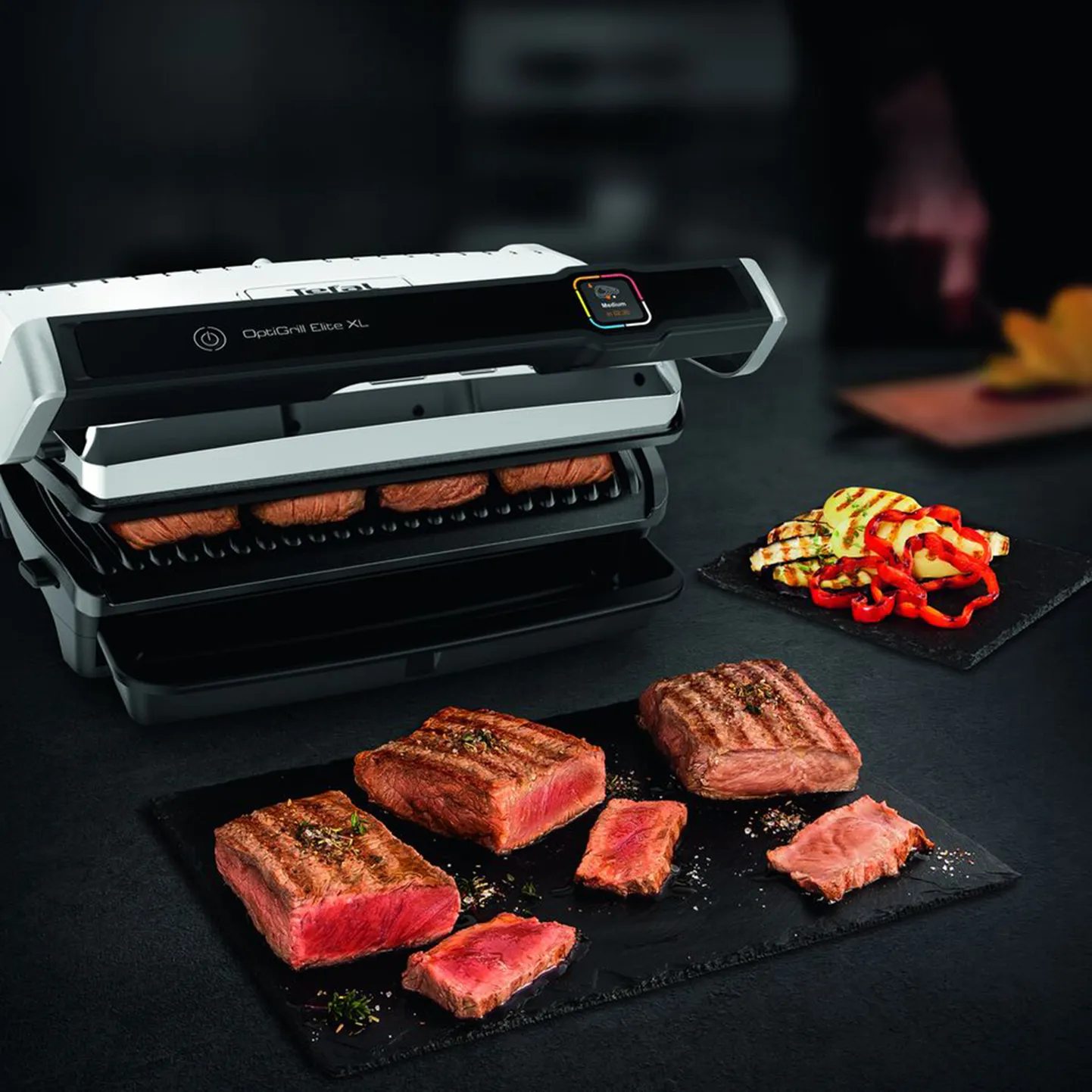 Lauagrill Tefal OptiGrill Elite XL.