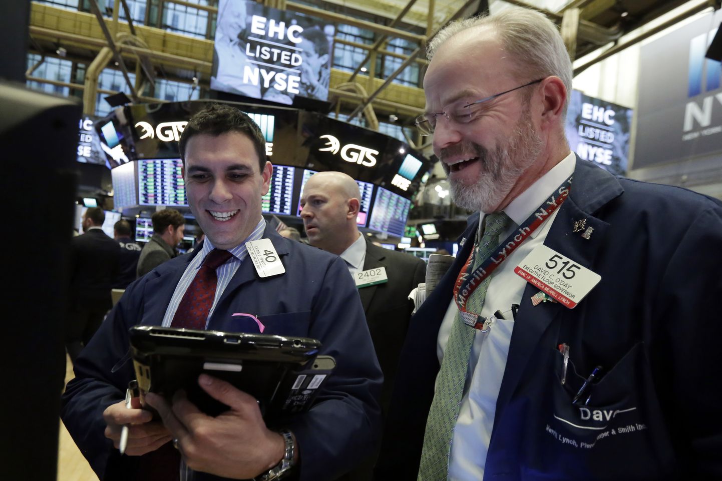 New Yorgi börsipäeva lõpp tõi kergendatud naeratusi.