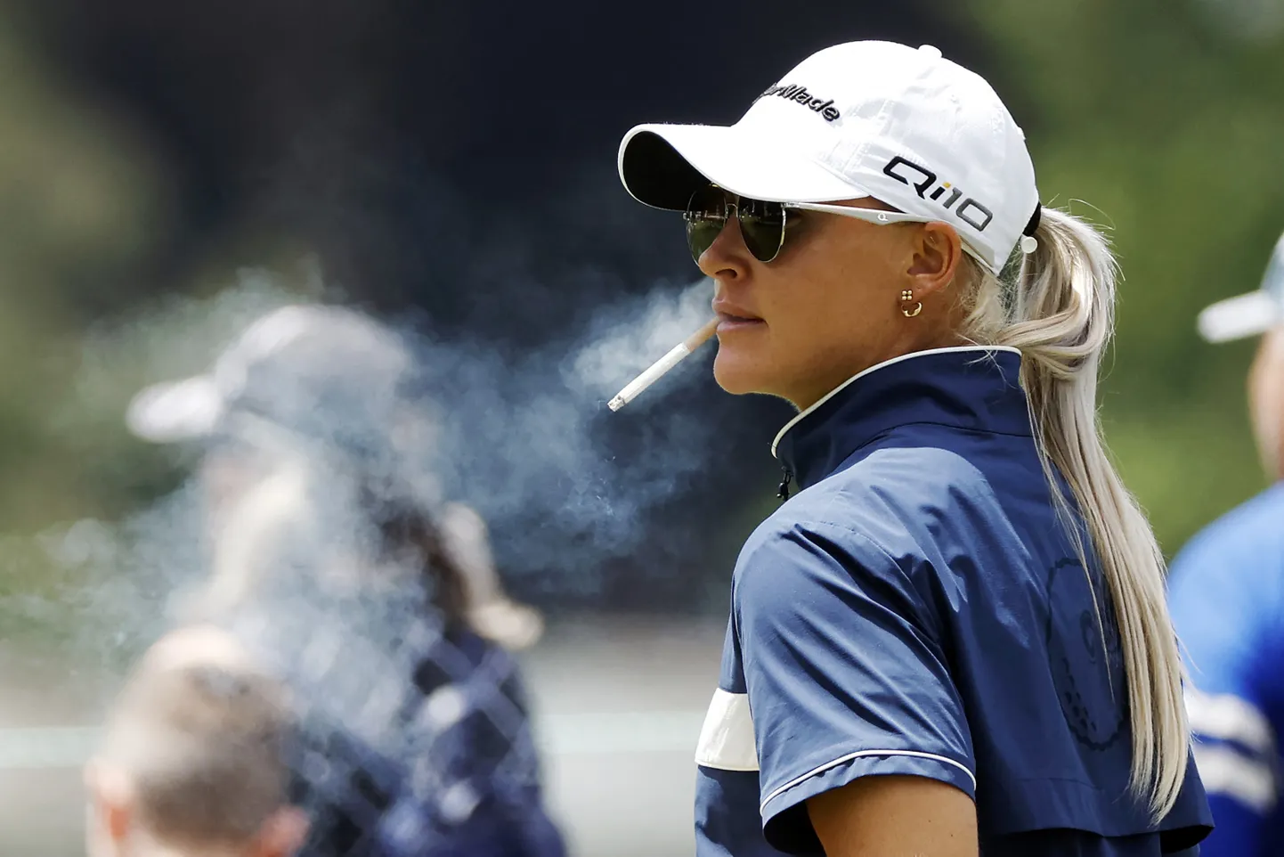 Charley Hull US Openil suitsetamas.