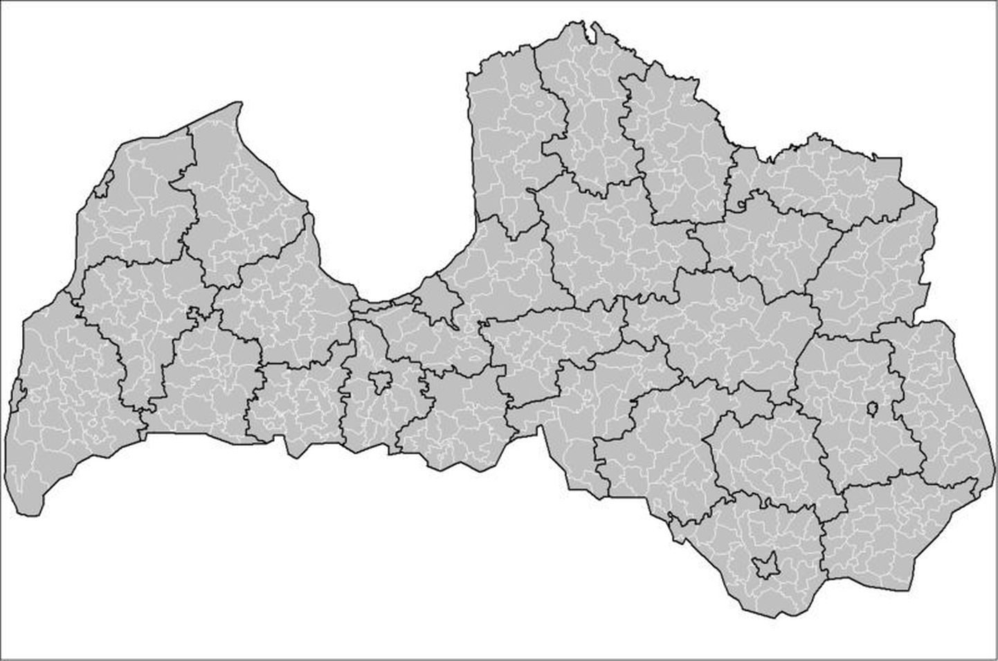 Läti jaguneb praegu halduslikult 26 rajooniks ja seitsmeks rajooni staatusega linnaks, kohalikke omavalitsusi oli aga seni kokku üle poole tuhande.