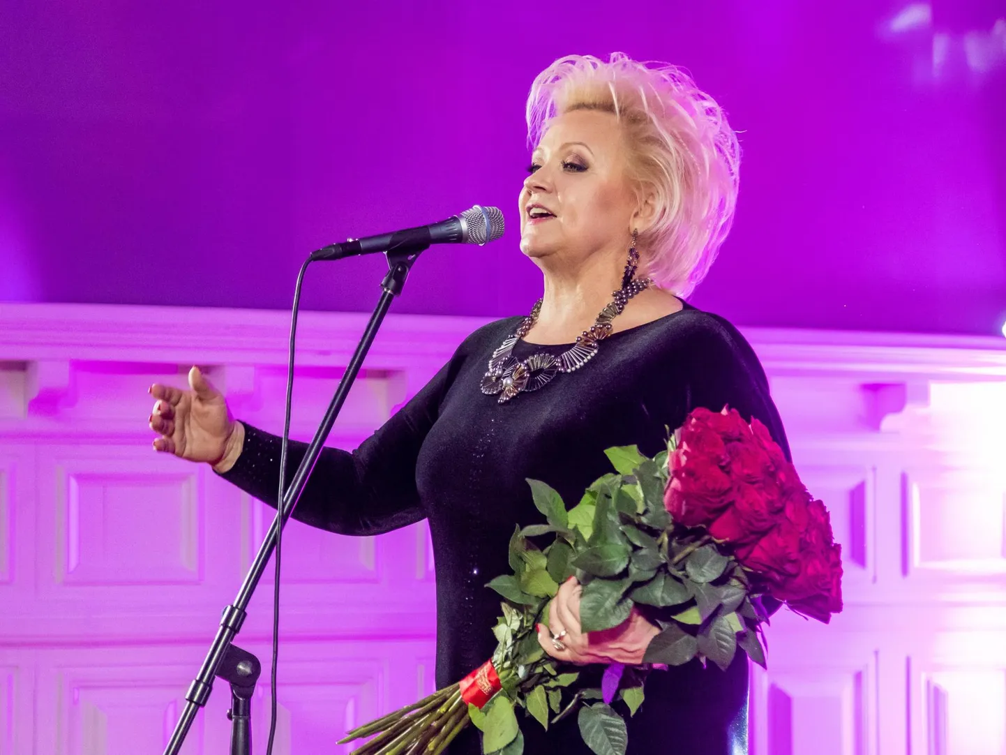 Anne Veski näituse avamine Maarjamäe lossis. FOTO: Mihkel Maripuu