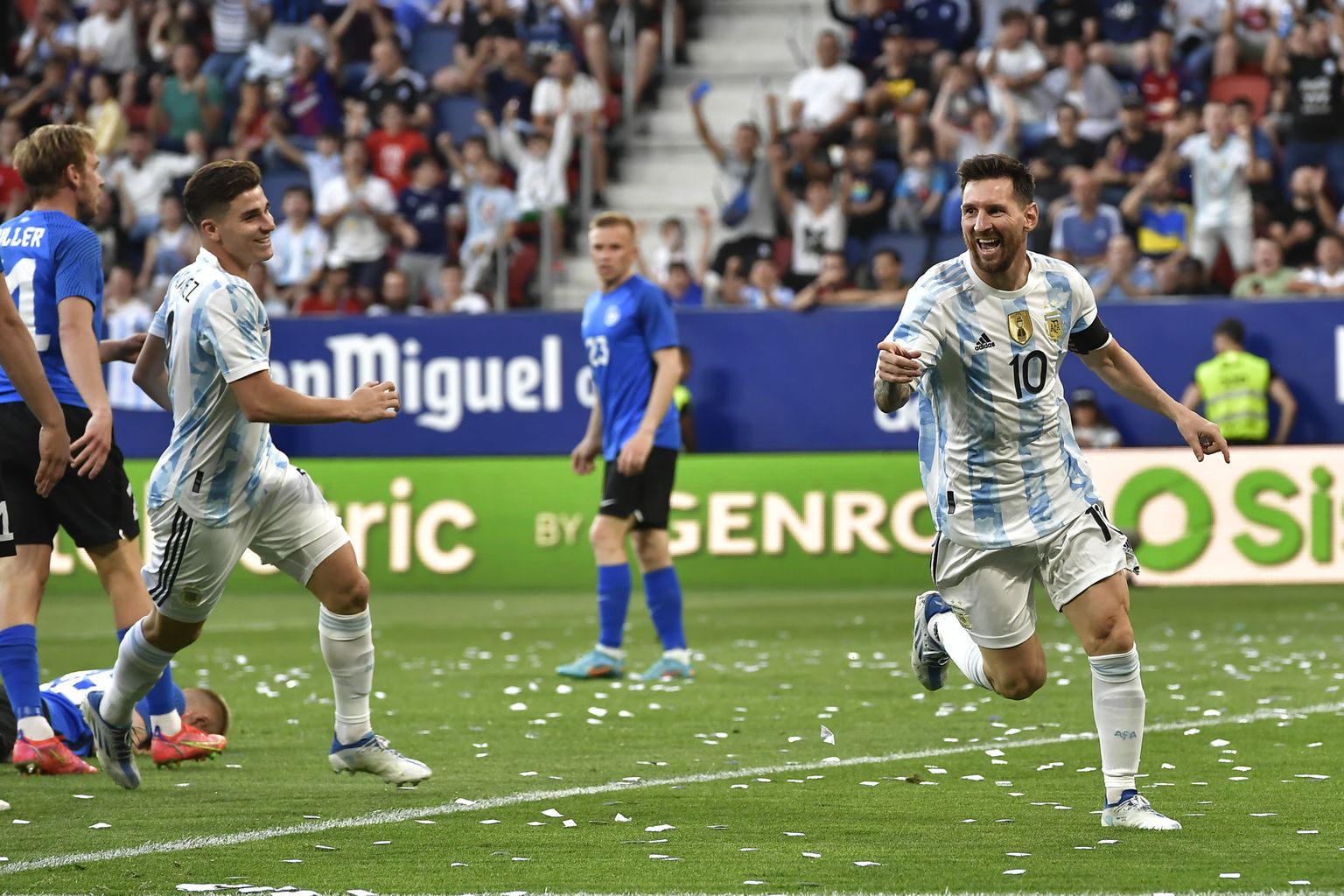 Lionel Messi lõi Eesti võrku viis väravat.