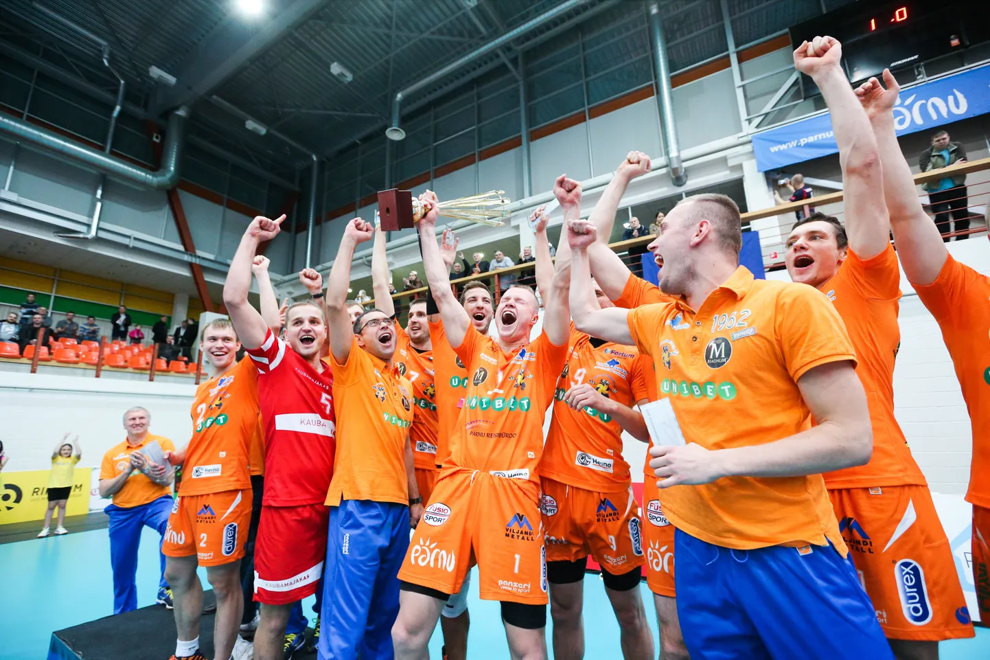 Pärnu meeskond kaitses tiitlit, alistades karikafinaalis 3:1 Rakvere.