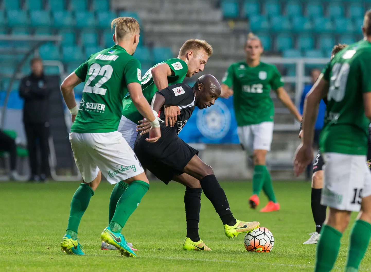 FC Flora - FC Infonet 3:0. Palliga Draman Haminu.