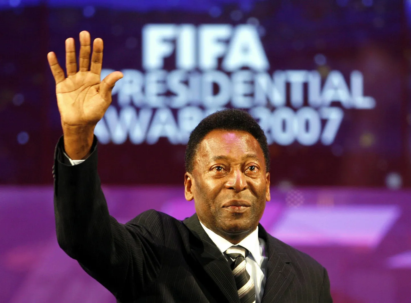 Jalgpallilegend Pelé.