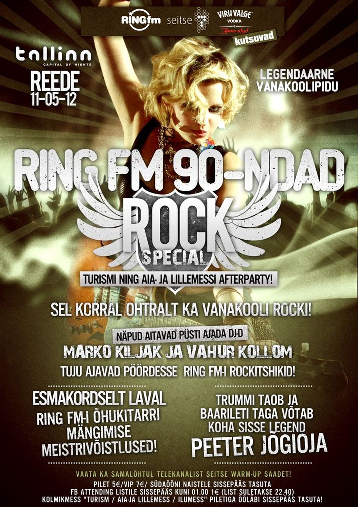 Reedel Club Tallinnas Ring FMi 90ndate rokipidu