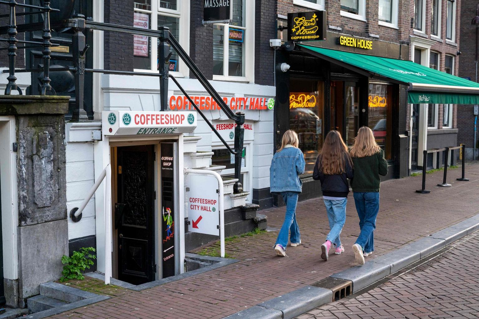 Amsterdami kanepikohvikud. 