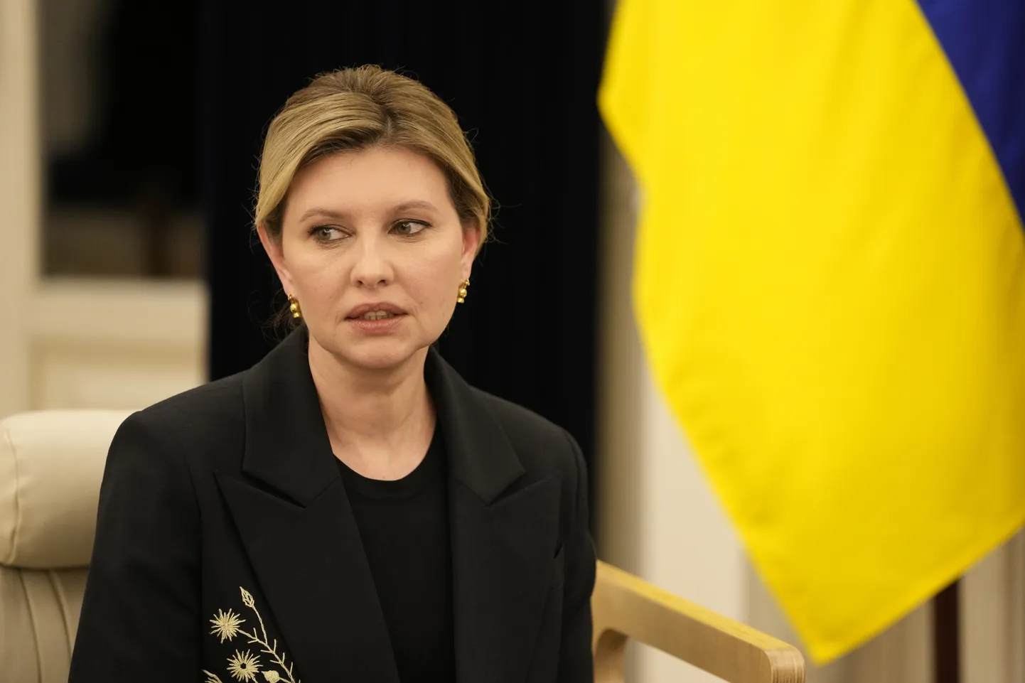 Ukrainas pirmā lēdija Olena Zelenska.
