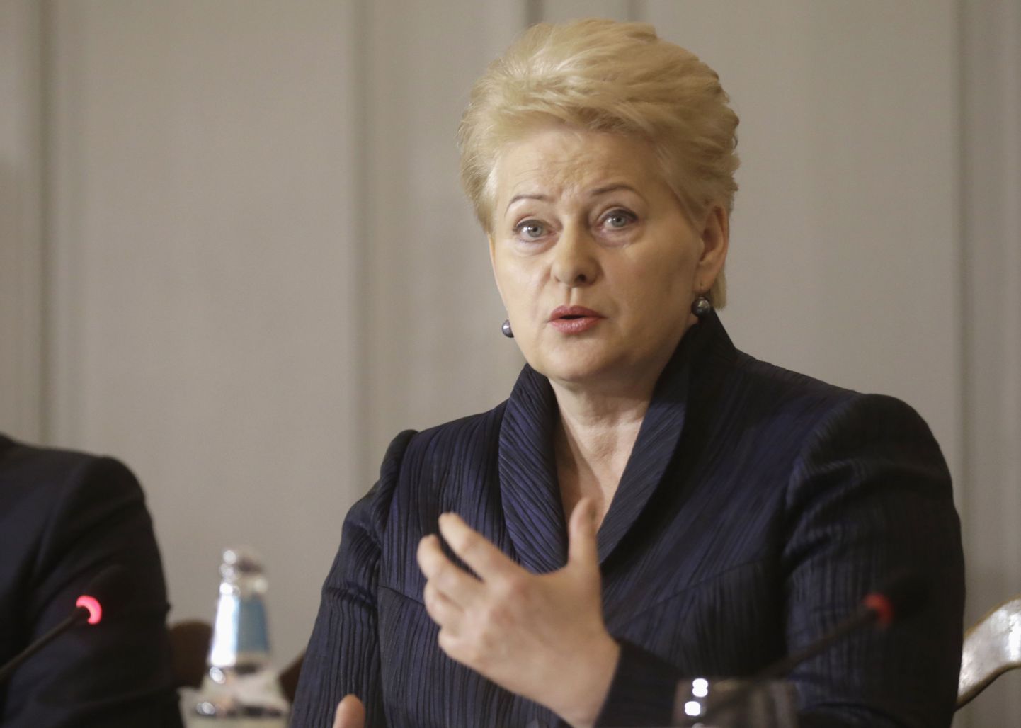 Leedu president Dalia Grybauskaite on infosõda saanud ka õige isiklikult tunda - möödunud nädalal jõudsid Brüsselisse teda KGBga seostavad raamatud.
