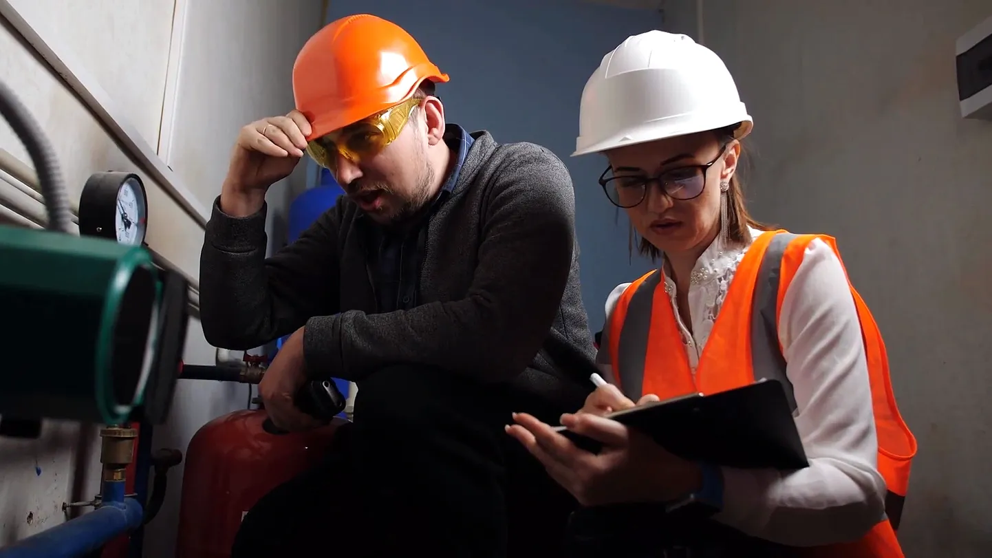 Работники газовой компании.